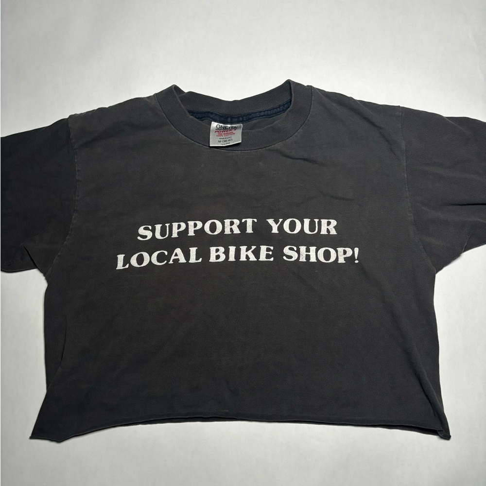 Women’s biker cropped tee M